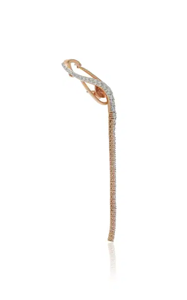 Marie Mas Aurora 18K Rose Gold Diamond Single Earring | Thumbnail 4