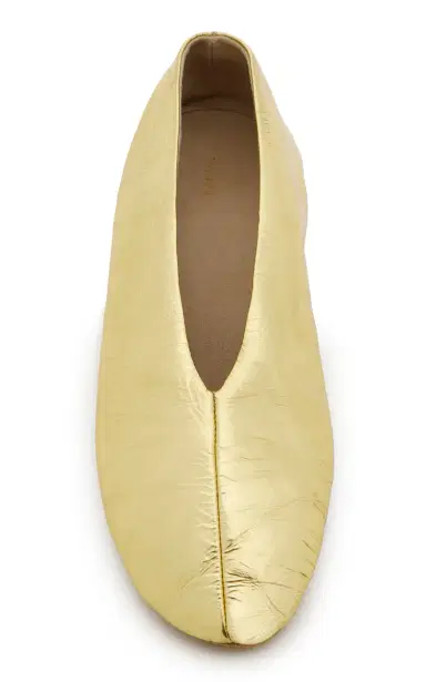 The Row Stella Laminated Leather Ballet Flats | Thumbnail 3 The Row Stella Laminated Leather Ballet Flats | Thumbnail 3