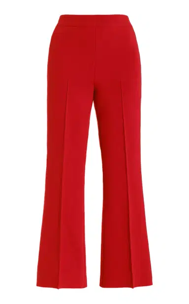 HIGH SPORT Exclusive Long Kick Flared Stretch-Cotton Knit Pants | Thumbnail 1 HIGH SPORT Exclusive Long Kick Flared Stretch-Cotton Knit Pants | Thumbnail 1