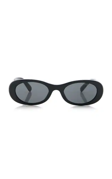 Miu Miu Oval-Frame Acetate Sunglasses | Thumbnail 1 Miu Miu Oval-Frame Acetate Sunglasses | Thumbnail 1