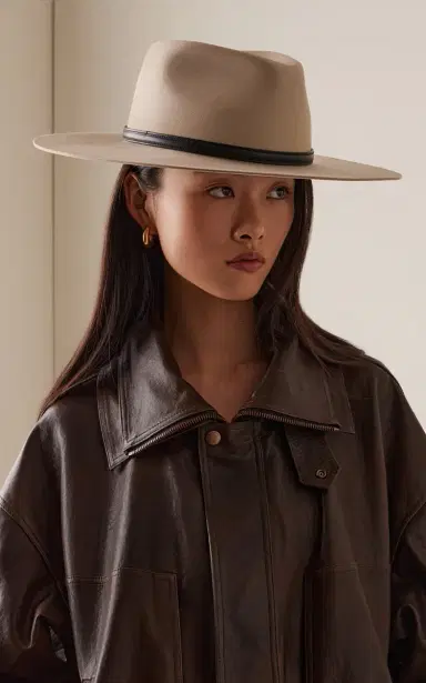 JANESSA LEONE Beck Wool Fedora | Thumbnail 2