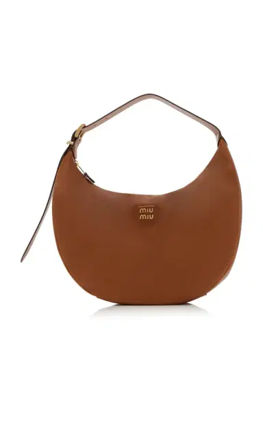 Miu Miu Leather Hobo Bag | Thumbnail 1 Miu Miu Leather Hobo Bag | Thumbnail 1
