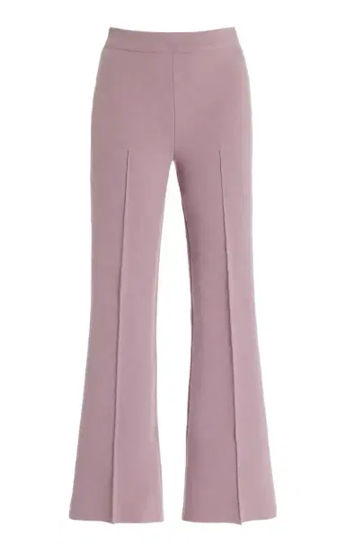 HIGH SPORT Kick Stretch-Cotton Knit Cropped Flared Pants | Thumbnail 6 HIGH SPORT Kick Stretch-Cotton Knit Cropped Flared Pants | Thumbnail 6