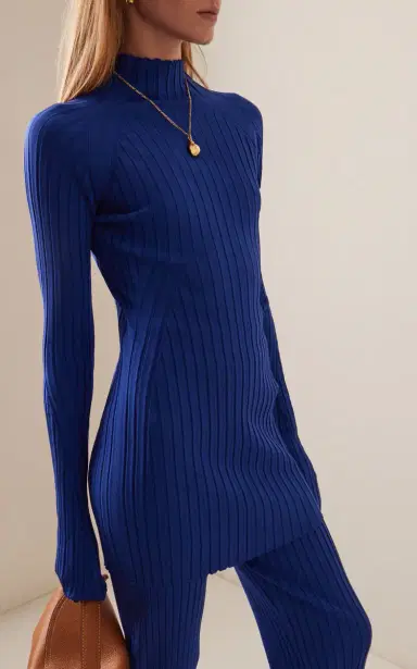 High Sport Kat Ribbed-Knit Turtleneck Top | Thumbnail 6