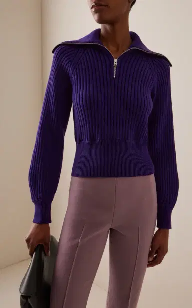 HIGH SPORT Chester Ribbed-Knit Cotton-Blend Sweater | Thumbnail 3 HIGH SPORT Chester Ribbed-Knit Cotton-Blend Sweater | Thumbnail 3