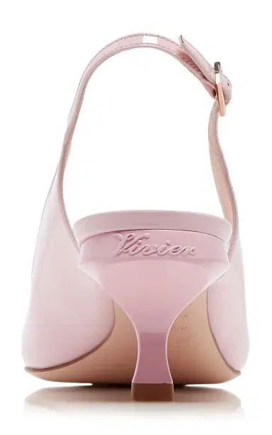 Roger Vivier Virgule Buckle-Embellished Patent Leather Slingback Pumps | Thumbnail 4