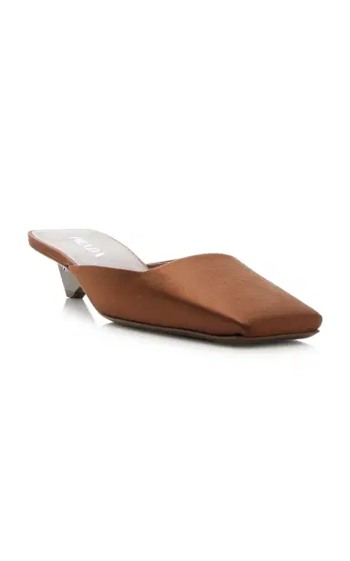 Prada Satin Mules | Thumbnail 4
