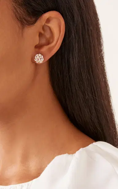 Suzanne Kalan 18K Gold Diamond Earrings | Thumbnail 2