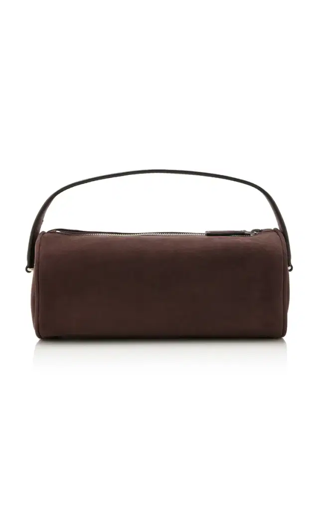 The Row Round 90's Leather Top Handle Bag