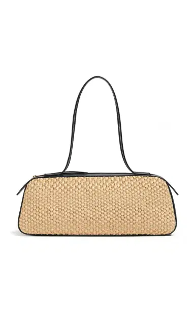 Khaite Simona Raffia Shoulder Bag | Thumbnail 1