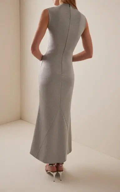 Burc Akyol Metallic-Jersey Dress | Thumbnail 4
