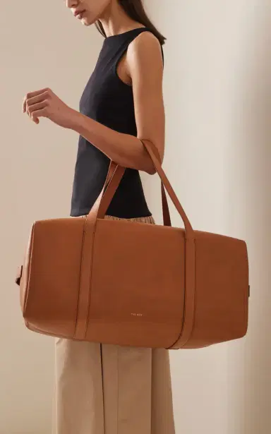 The Row Gio Leather Duffle Bag | Thumbnail 3 The Row Gio Leather Duffle Bag | Thumbnail 3