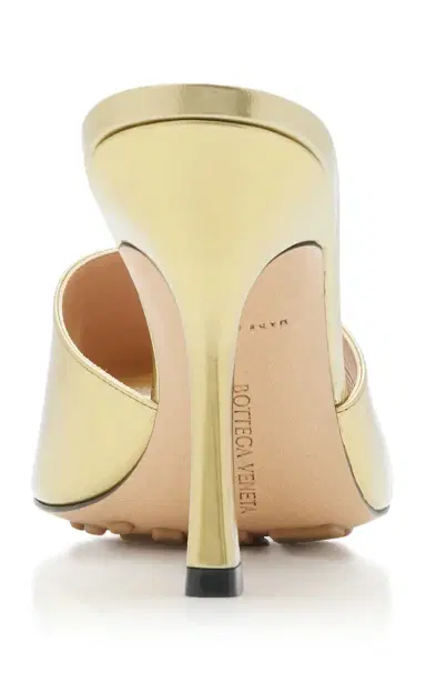 Bottega Veneta Mirror Stretch Leather Slide Sandals | Thumbnail 4