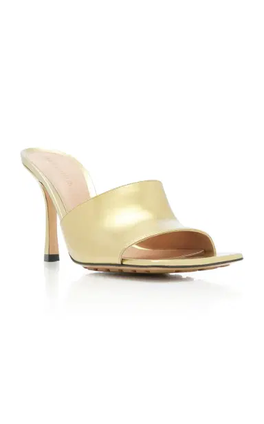 Bottega Veneta Mirror Stretch Leather Slide Sandals | Thumbnail 5