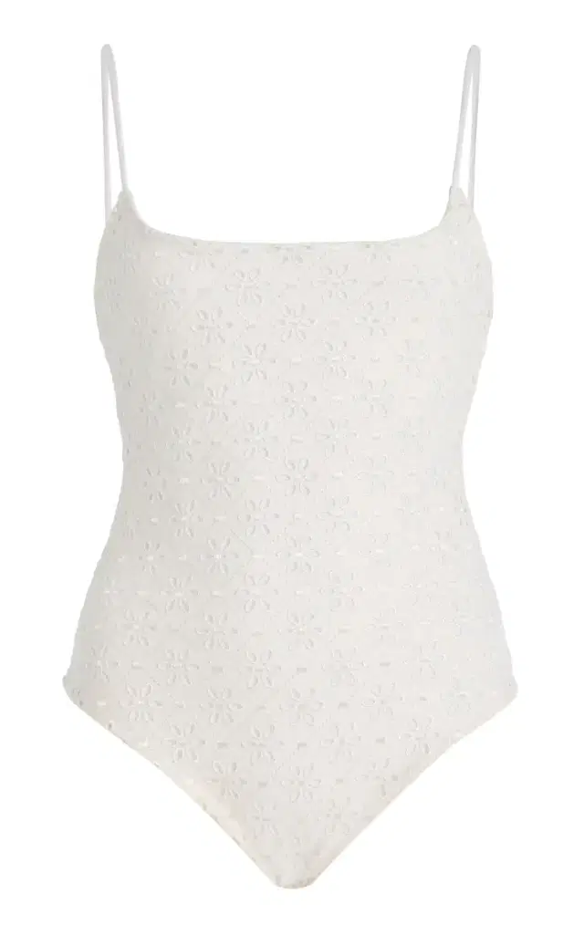 Imey Broderie Anglaise One-Piece Swimsuit