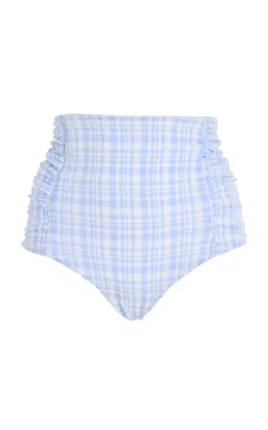 JUILLET SWIMWEAR Luisa Ruched High-Waisted Bikini Bottom | Thumbnail 6 JUILLET SWIMWEAR Luisa Ruched High-Waisted Bikini Bottom | Thumbnail 6