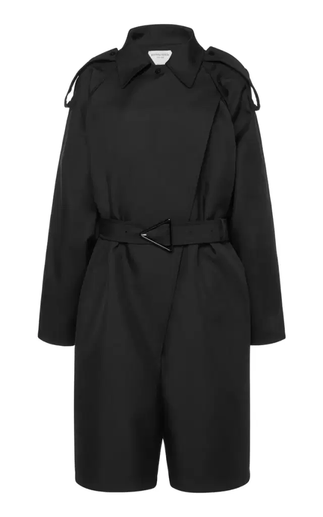 Belted Gabardine Jumpsuit