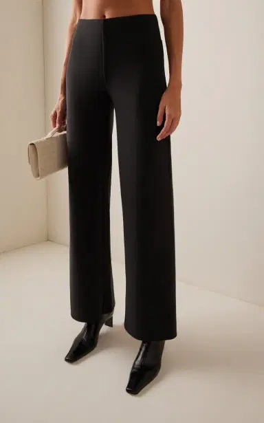 BIRROT Exclusive Lay2 Bonded Crepe Straight-Leg Pants | Thumbnail 3 BIRROT Exclusive Lay2 Bonded Crepe Straight-Leg Pants | Thumbnail 3