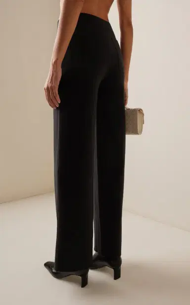 BIRROT Exclusive Lay2 Bonded Crepe Straight-Leg Pants | Thumbnail 4 BIRROT Exclusive Lay2 Bonded Crepe Straight-Leg Pants | Thumbnail 4