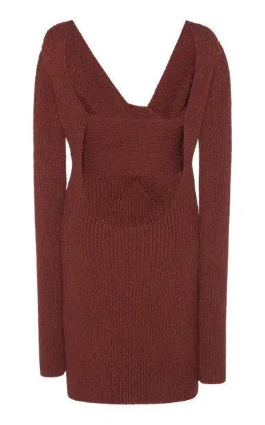 Bottega Veneta Ribbed-Knit Mini Dress | Thumbnail 3 Bottega Veneta Ribbed-Knit Mini Dress | Thumbnail 3