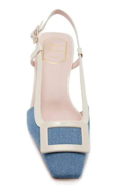 Roger Vivier Belle Vivier Denim Slingback Pumps | Thumbnail 11 Roger Vivier Belle Vivier Denim Slingback Pumps | Thumbnail 11