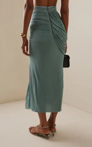 Maticevski Exclusive Savour Draped Chiffon Skirt | Thumbnail 4 Maticevski Exclusive Savour Draped Chiffon Skirt | Thumbnail 4