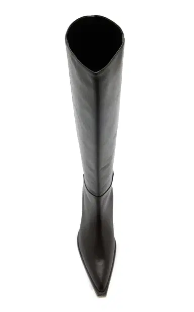 Aeyde Arla Leather Western Knee Boots - Brown | Thumbnail 5