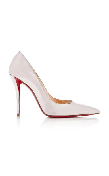 Christian Louboutin Miss Z 100mm Metallic Leather Pumps | Thumbnail 1 Christian Louboutin Miss Z 100mm Metallic Leather Pumps | Thumbnail 1
