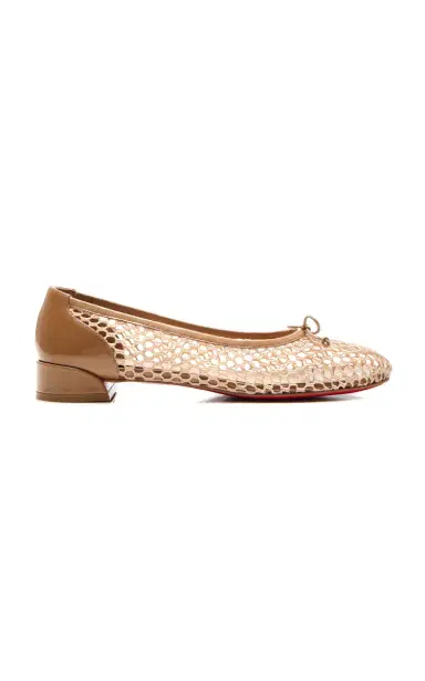 Christian Louboutin Sweetie Jane Mesh-Cotton Ballet Flats | Thumbnail 7 Christian Louboutin Sweetie Jane Mesh-Cotton Ballet Flats | Thumbnail 7