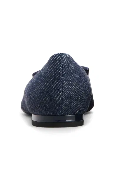 Roger Vivier Gommettine Denim Flats | Thumbnail 4 Roger Vivier Gommettine Denim Flats | Thumbnail 4