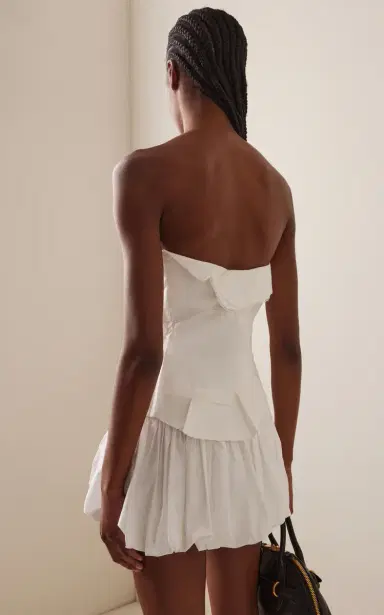 Miu Miu Cotton Poplin Bustier Top | Thumbnail 4 Miu Miu Cotton Poplin Bustier Top | Thumbnail 4