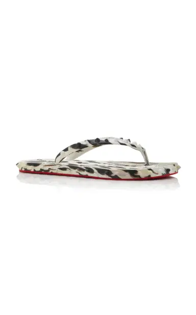 Christian Louboutin Super Loubi Studded Rubber Flip Flop Sandals | Thumbnail 5 Christian Louboutin Super Loubi Studded Rubber Flip Flop Sandals | Thumbnail 5