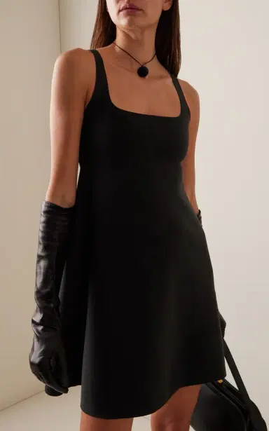 BIRROT Exclusive Lay3 Bonded Crepe Mini Dress | Thumbnail 3 BIRROT Exclusive Lay3 Bonded Crepe Mini Dress | Thumbnail 3