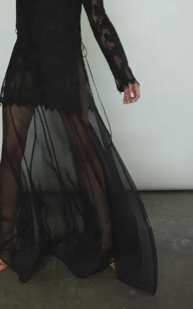 Kamperett Lalique Silk Organza Gown | Thumbnail 7 Kamperett Lalique Silk Organza Gown | Thumbnail 7