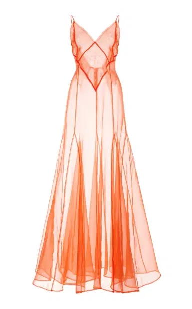 Kamperett Lalique Silk Organza Gown | Thumbnail 9 Kamperett Lalique Silk Organza Gown | Thumbnail 9