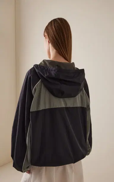 Miu Miu Recycled Nylon Windbreaker Jacket | Thumbnail 5