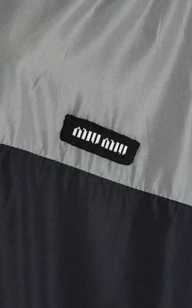 Miu Miu Recycled Nylon Windbreaker Jacket | Thumbnail 6