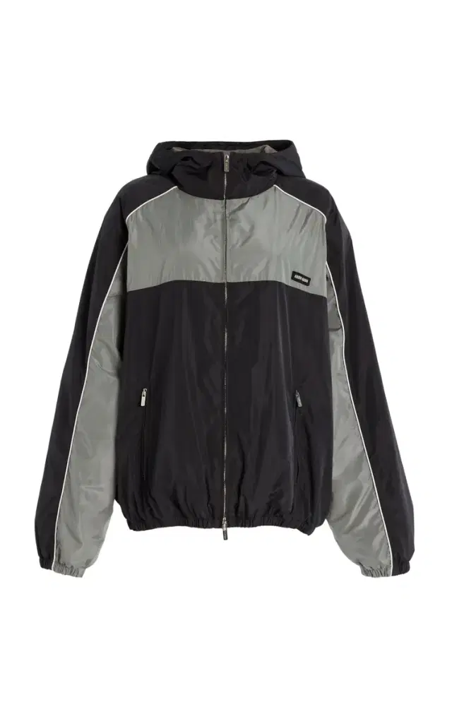 Miu Miu Recycled Nylon Windbreaker Jacket
