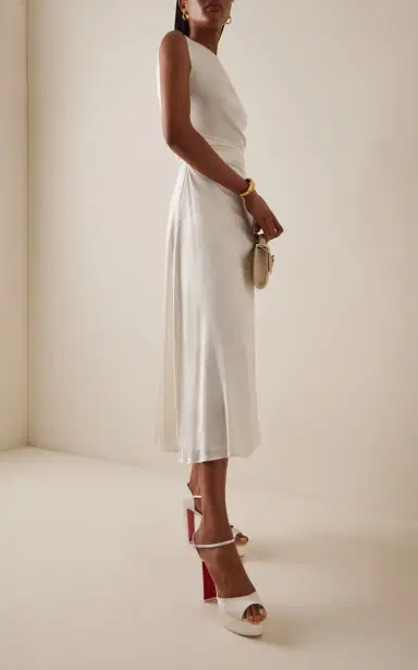 Christian Louboutin Sandaloo 130mm Crepe-Satin Platform Sandals | Thumbnail 2