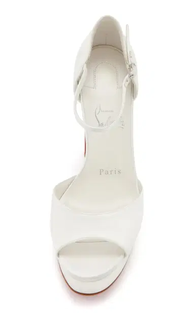 Christian Louboutin Sandaloo 130mm Crepe-Satin Platform Sandals | Thumbnail 3