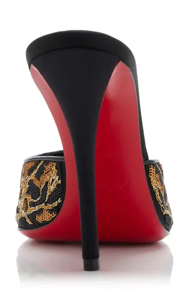 Christian Louboutin Miss Z 100mm Sequined Mules | Thumbnail 5 Christian Louboutin Miss Z 100mm Sequined Mules | Thumbnail 5