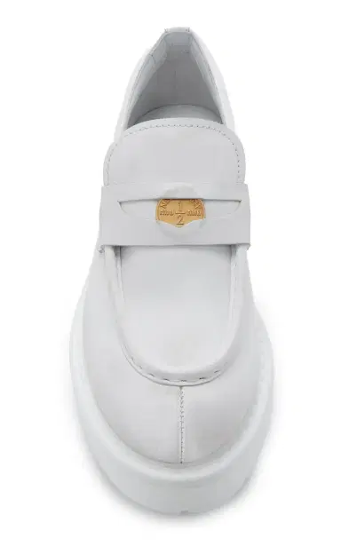 Miu Miu Decollete Leather Loafers | Thumbnail 3 Miu Miu Decollete Leather Loafers | Thumbnail 3
