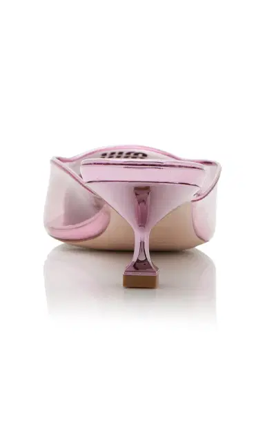 Miu Miu Sabot Metallic Mules | Thumbnail 4