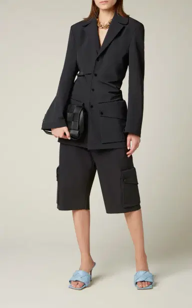Bottega Veneta Tech-Gabardine Blazer | Thumbnail 3 Bottega Veneta Tech-Gabardine Blazer | Thumbnail 3