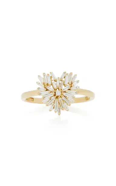 Suzanne Kalan 18K Yellow Gold Heart Ring | Thumbnail 1