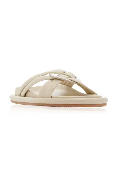 Moncler Bell Soft Leather Sandals | Thumbnail 4 Moncler Bell Soft Leather Sandals | Thumbnail 4