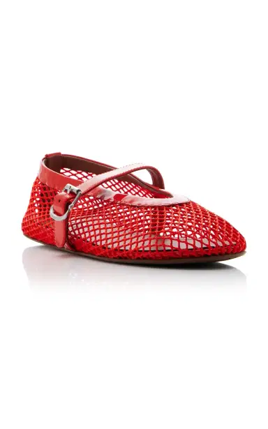 Alaïa Mesh Mary Jane Flats | Thumbnail 6 Alaïa Mesh Mary Jane Flats | Thumbnail 6
