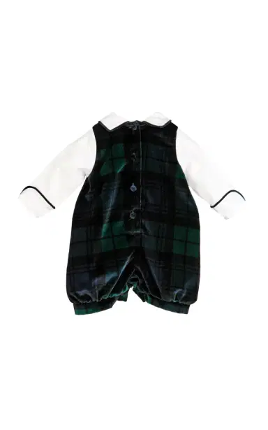 Jesurum Dorado Infants' Velvet Baby Romper | Thumbnail 2 Jesurum Dorado Infants' Velvet Baby Romper | Thumbnail 2