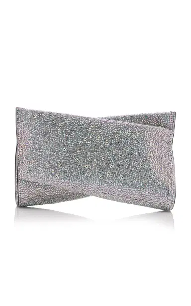 Christian Louboutin Loubitwist Small Crystal Clutch | Thumbnail 1 Christian Louboutin Loubitwist Small Crystal Clutch | Thumbnail 1