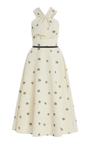 Rosie Assoulin Jacquard Midi Dress | Thumbnail 7
